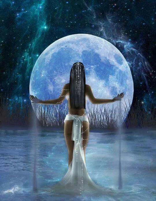Diosas africanas de la luna
